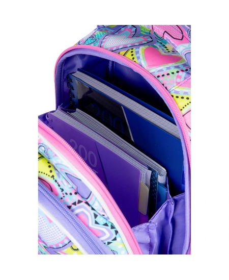 Seljakott COOLPACK Turtle Pastel Hearts