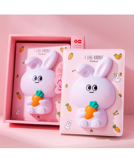 Märkmik SQUISHY Rabbit, 128 lehte