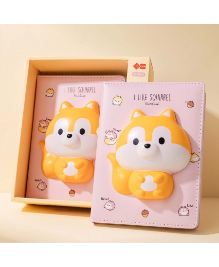 Märkmik SQUISHY Squirrel, 128 lehte