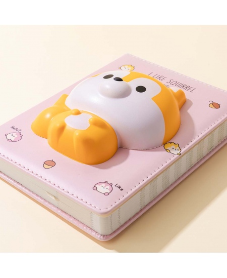 Märkmik SQUISHY Squirrel, 128 lehte