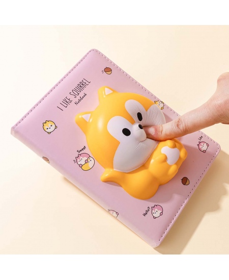 Märkmik SQUISHY Squirrel, 128 lehte