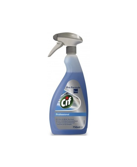 Klaasi- ja veekindlate pindade puhastusvahend Cif Professional, 750 ml