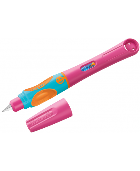 Täitesulepea PELIKAN Griffix‑4, paremakäelistele, Lovely Pink, blister