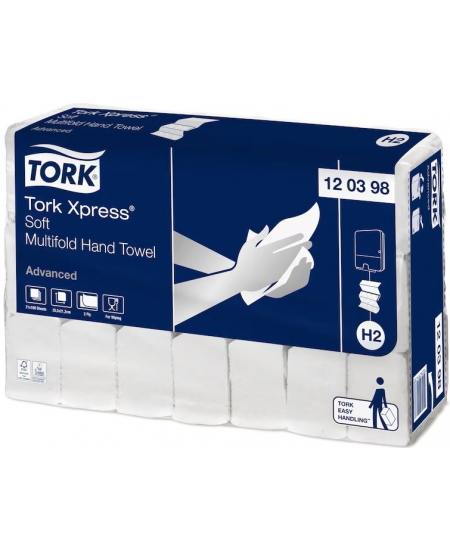 Leht-paberkäterätid Tork (H2), Xpress Multifold Soft, 120398, Z-volt, 180 lehte, 1 pakk