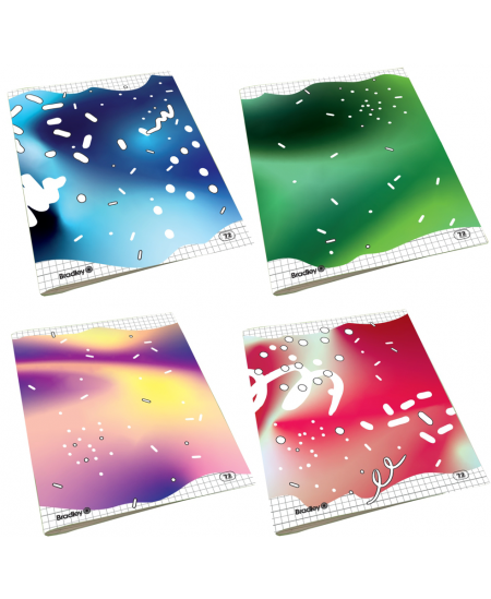 Ruuduline vihik BRADLEY Basic, 72 lehte, 70 gms