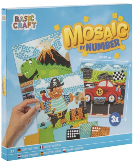 Kleebismosaiik numbrite järgi GRAFIX Piraat