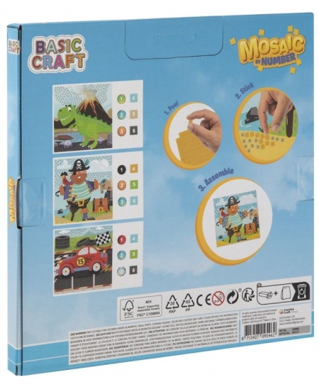 Kleebismosaiik numbrite järgi GRAFIX Piraat