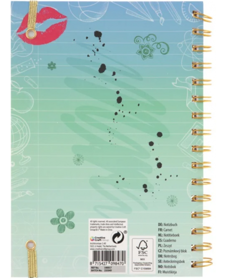 Märkmik BESTIES Draugės, A5, 60 lehte