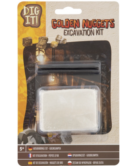 Fossiilide kaevamise komplekt GRAFIX Kullakangid