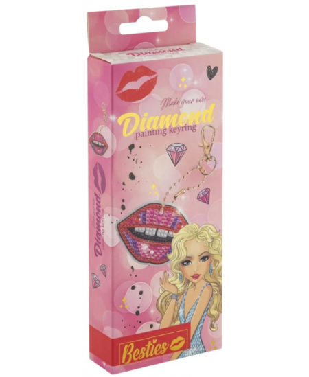 Teemantmosaiigist võtmehoidja BESTIES Suudlus