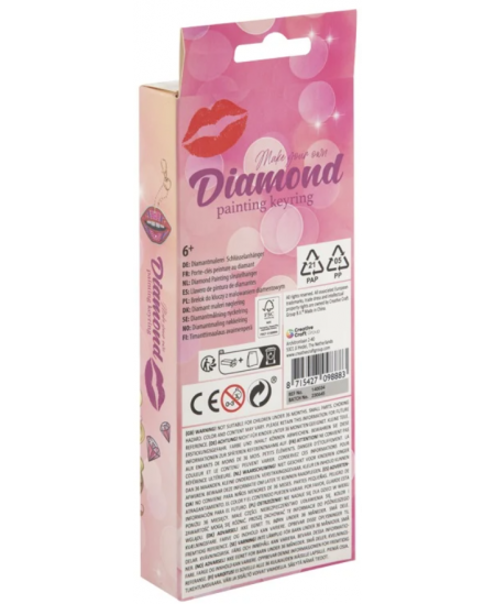 Teemantmosaiigist võtmehoidja BESTIES Suudlus