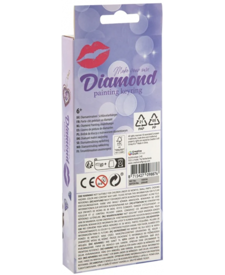 Teemantmosaiigist võtmehoidja BESTIES Südameke