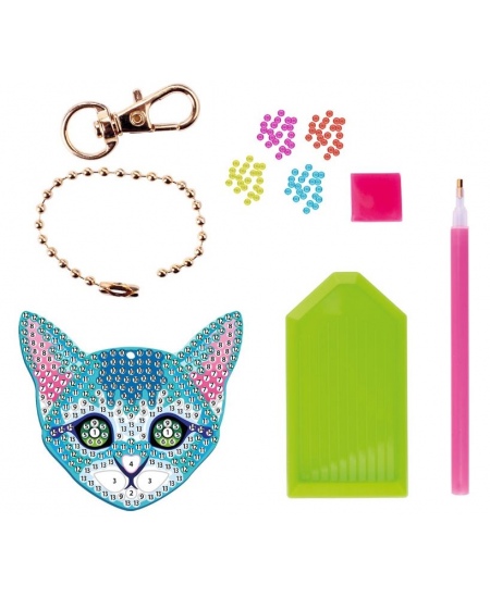 Teemantmosaiigist võtmehoidja XO STYLE Kassipoeg