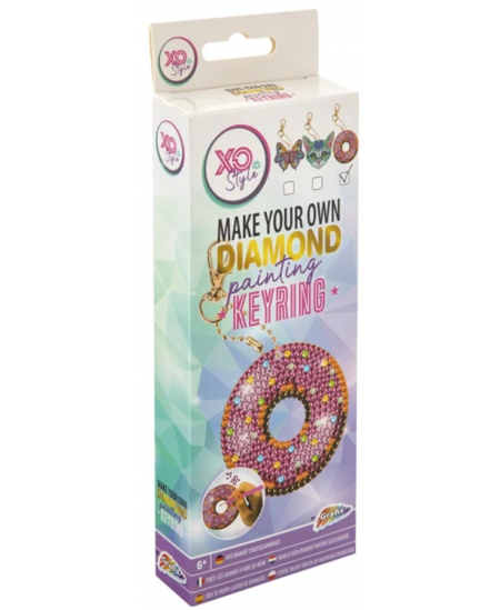 Teemantmosaiigist võtmehoidja XO STYLE Sõõrik