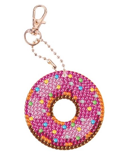 Teemantmosaiigist võtmehoidja XO STYLE Sõõrik