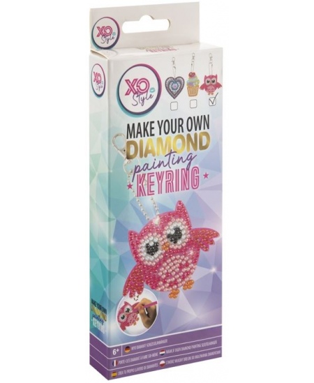 Teemantmosaiigist võtmehoidja XO STYLE Öökull