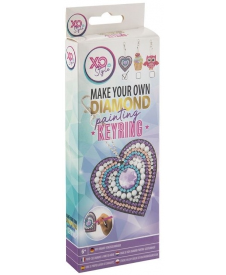 Teemantmosaiigist võtmehoidja XO STYLE Südameke