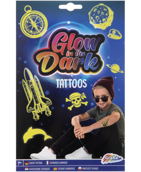 Pimedas helendavad tätoveeringud GRAFIX Raketa