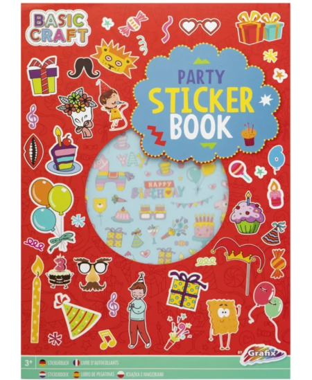 Kleebiseraamat GRAFIX Party, 8 lehte
