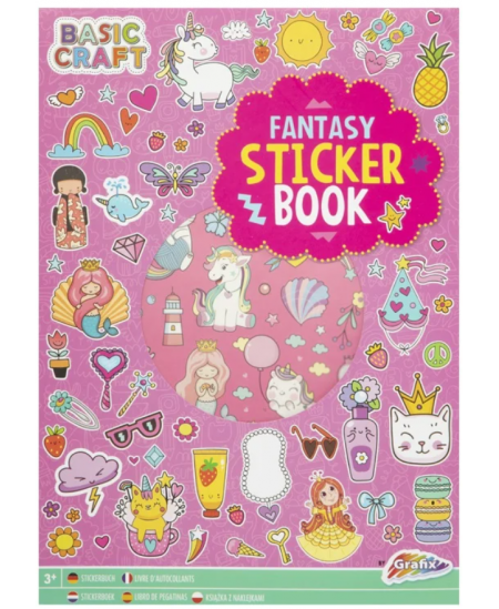 Kleebiseraamat GRAFIX Fantasy, 8 lehte