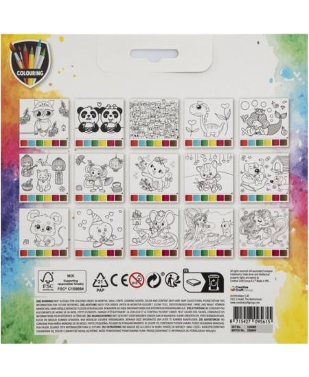 Akvarellvärvide komplekt GRAFIX Merineitsi, 15 pilti