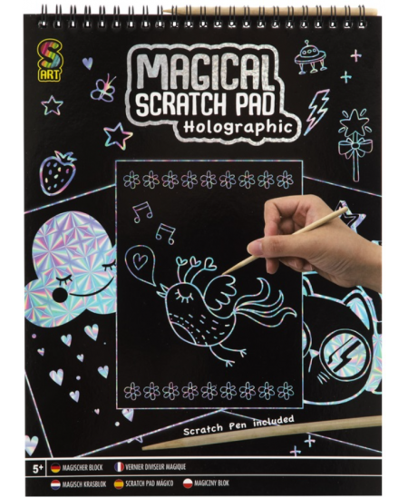 Kraapimiskomplekt GRAFIX Magical Lind, 20 pilti