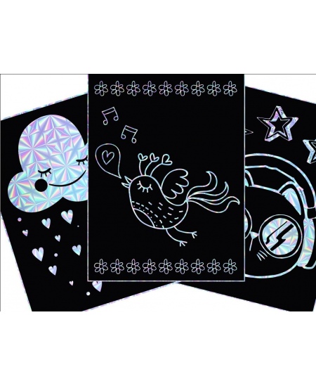 Kraapimiskomplekt GRAFIX Magical Lind, 20 pilti