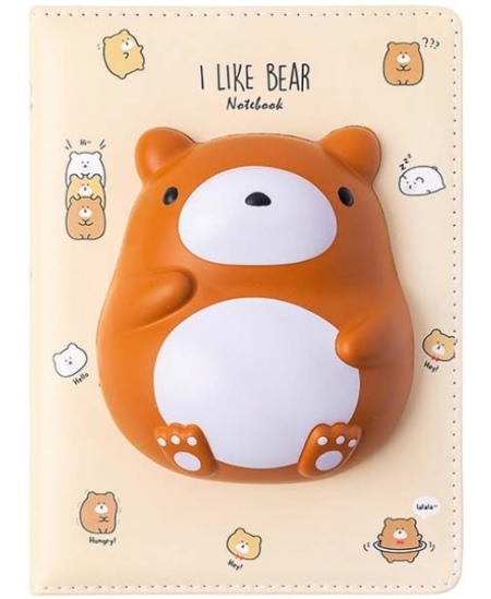 Märkmik SQUISHY Bear, 128 lehte