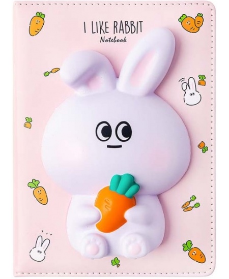 Märkmik SQUISHY Rabbit, 128 lehte