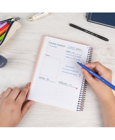 Kõvakaaneline märkmik MILAN, A5, 80 lehte, ruuduline