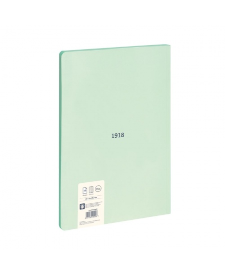 Märkmik MILAN, A4, 48 lehte, ruuduline, roheline