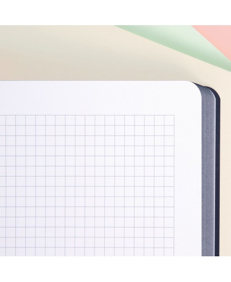 Märkmik MILAN, A4, 48 lehte, ruuduline, roosa