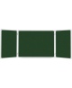 Kriidimagnettahel MEMOBOARDS, 120x90 cm (60/120/60 cm), 3-osaline, alumiiniumraam, roheline