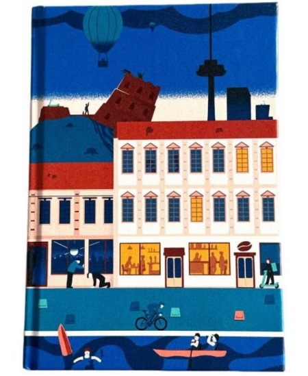 Märkmik VILNIUS, A5, punktid-jooned