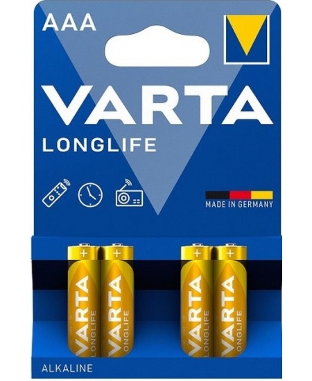 Patareid Varta Longlife LR3 (AAA), 4 tk