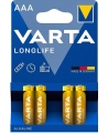 Patareid Varta Longlife LR3 (AAA), 4 tk