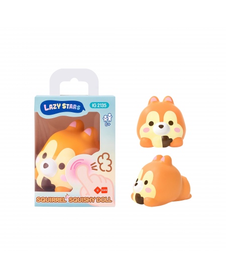 Elastne pigistatav mänguasi SQUISHY Orav