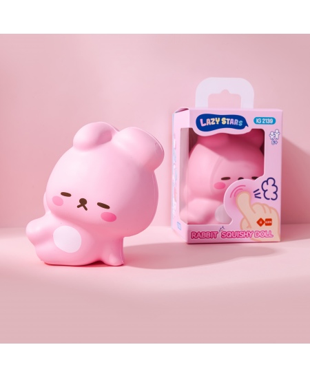 Elastne pigistatav mänguasi SQUISHY Jänes