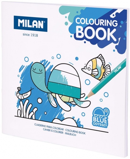 Värvimisvihik MILAN Blue Odyssey