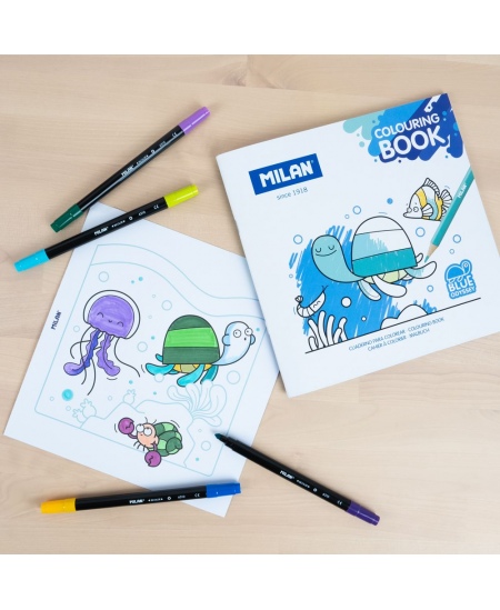 Värvimisvihik MILAN Blue Odyssey