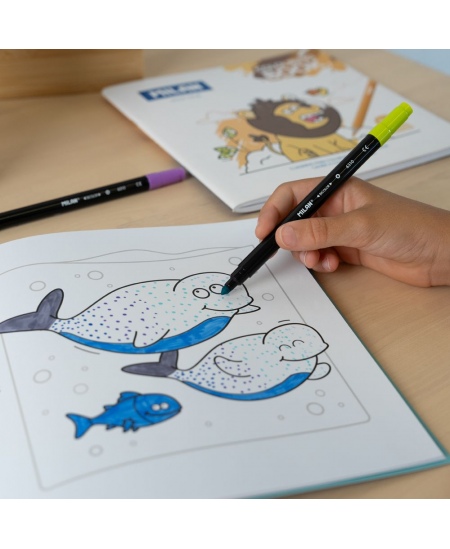 Värvimisvihik MILAN Blue Odyssey