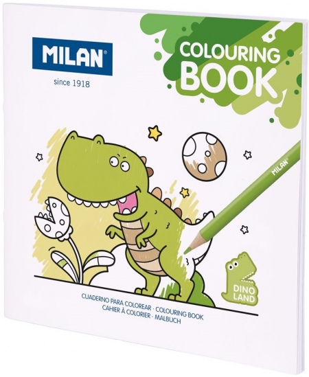 Värvimisvihik MILAN Dino Land