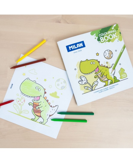 Värvimisvihik MILAN Dino Land