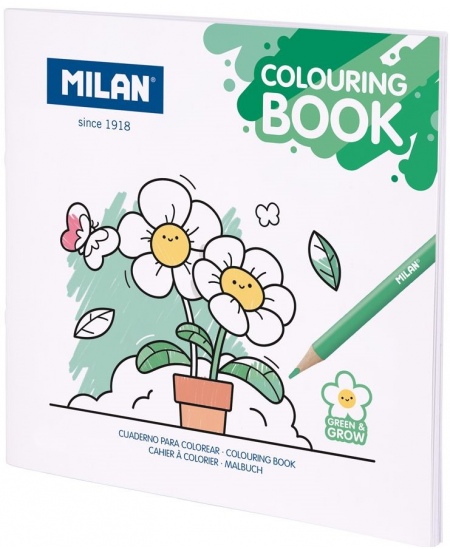 Värvimisvihik MILAN Green & Grow