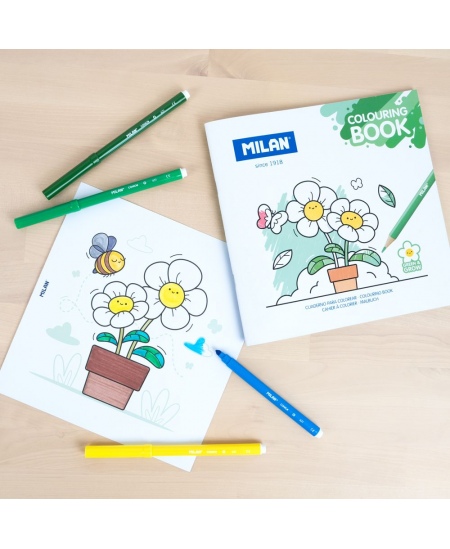 Värvimisvihik MILAN Green & Grow