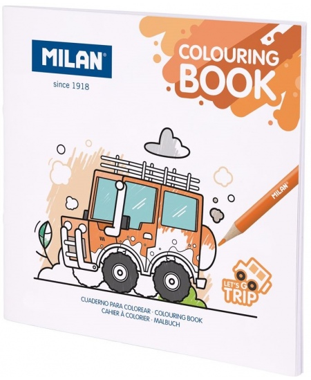 Värvimisvihik MILAN Let´s Go Trip