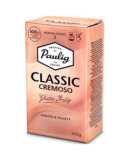 Jahvatatud kohv PAULIG CLASSIC CREMOSO, 500 g