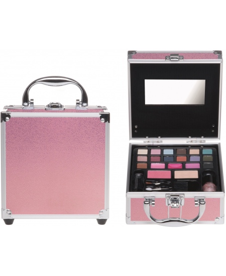 Kosmeetikapalett roosas kohvris CASUELLE