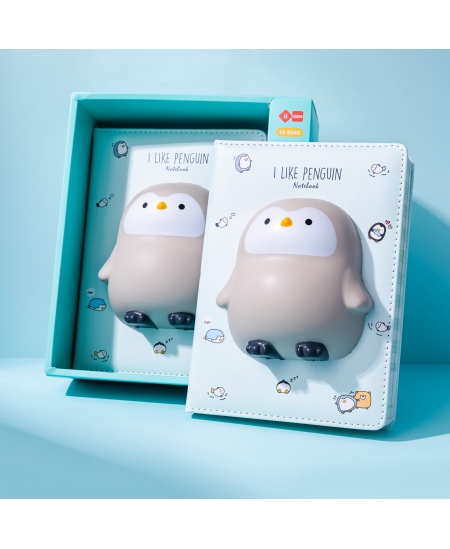 Märkmik SQUISHY Penguin, 128 lehte