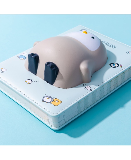 Märkmik SQUISHY Penguin, 128 lehte